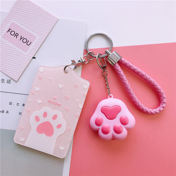 Cute Cartoon Cat Claw Card Cover JK1393