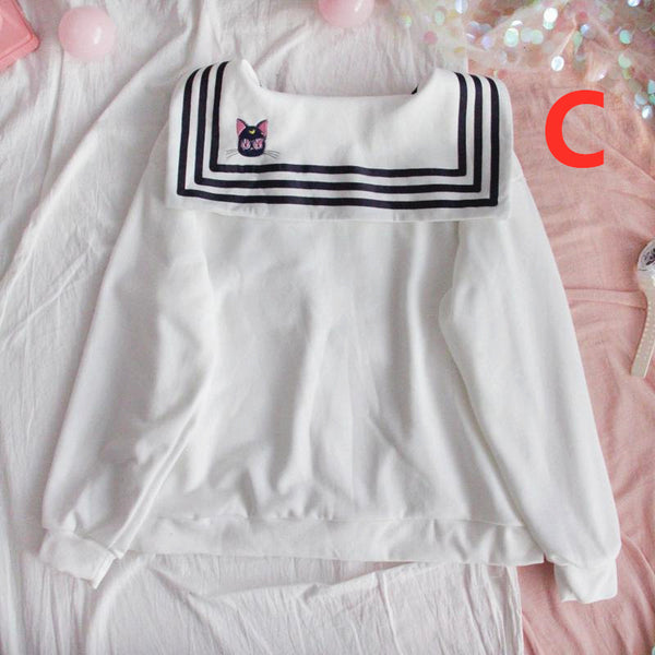 Sailormoon Navy Hoodie JK1757