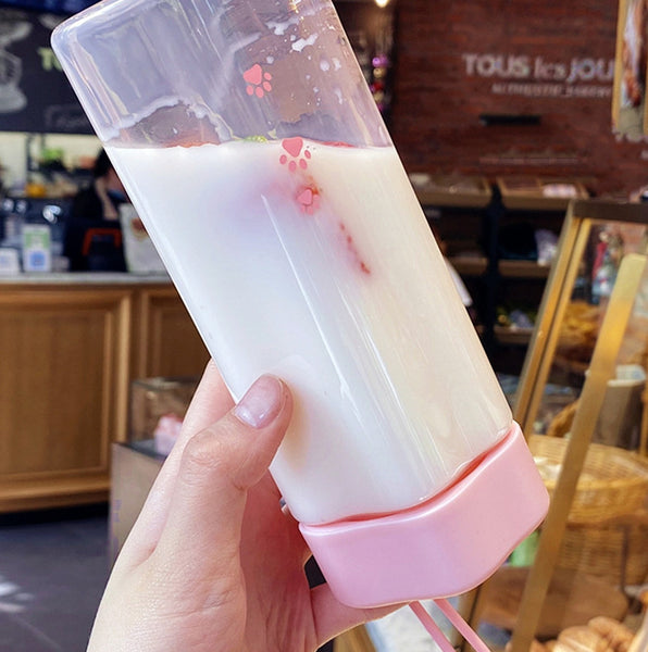 Lovely Cat Paw Water Bottle JK2209