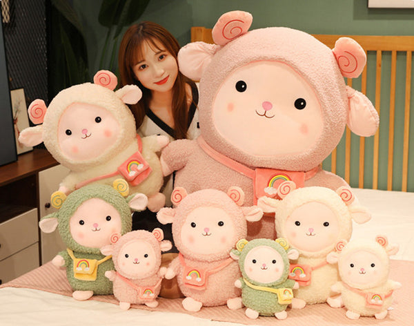 Kawaii Sheep Plush Hold Pillow JK3225