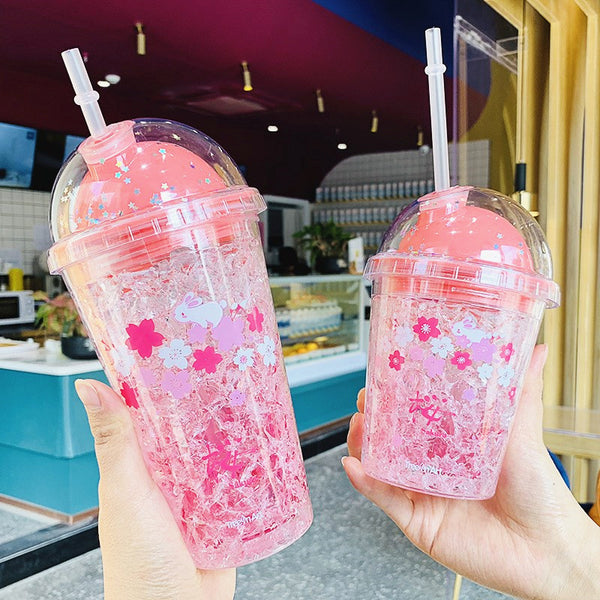 New Style Sakura Water Bottle  JK1252