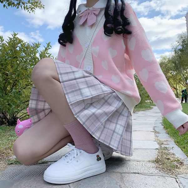 Fashion Hearts Sweater Coat JK1650