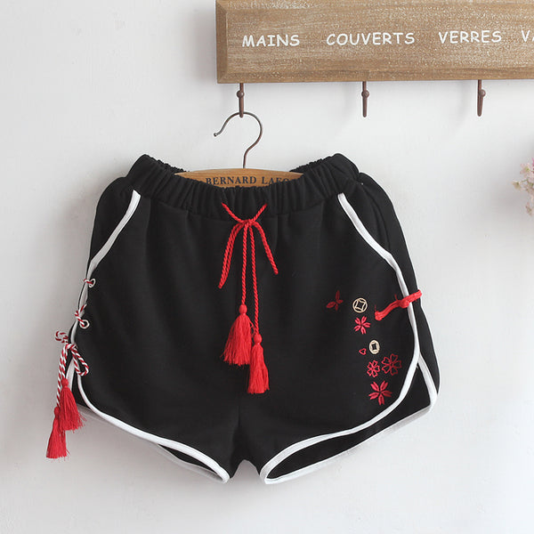 Fashion Black Fox Tshirt and Shorts Set JK2164