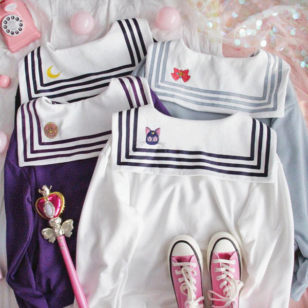 Sailormoon Navy Hoodie JK1757
