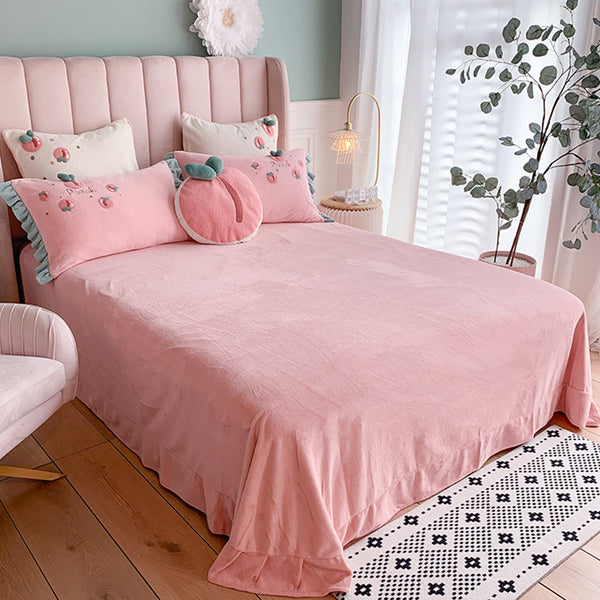 Cute Peach Bedding Set JK2831