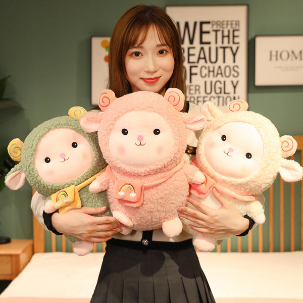 Kawaii Sheep Plush Hold Pillow JK3225