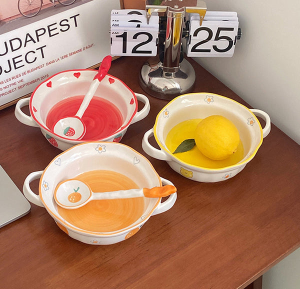 Sweet Fruits Printed Bowl JK3408