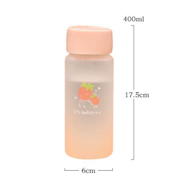 Cute Fruits Glass Water Bottle  JK2169