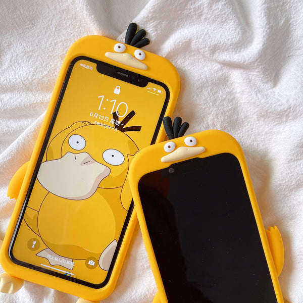Cute Duck Phone Case for iphone 7/7plus/8/8P/X/XS/XR/XS Max/11/11pro/11pro max/12/12pro/12pro max/12mini/13/13pro/13pro max JK3211