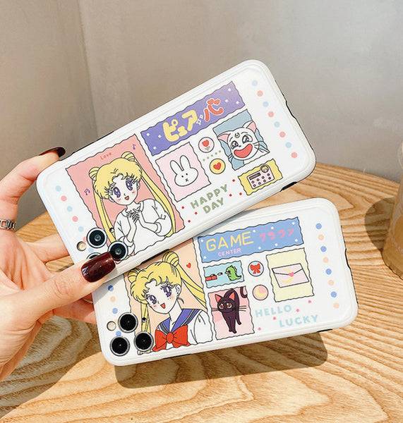 Cute Usagi Girl Phone Case for iphone7/7plus/8/8P/X/XS/XR/XS Max/11/11 pro/11 pro max JK2227