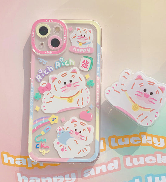Lovely Tigar Phone Case for iphone 11/11 pro/11 pro max/12/12pro/12mini/12pro max/13/13pro/13pro max JK3179