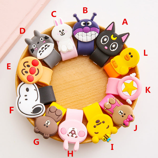 Totoro And Cartoon Earphone Wire Collector  JK1101