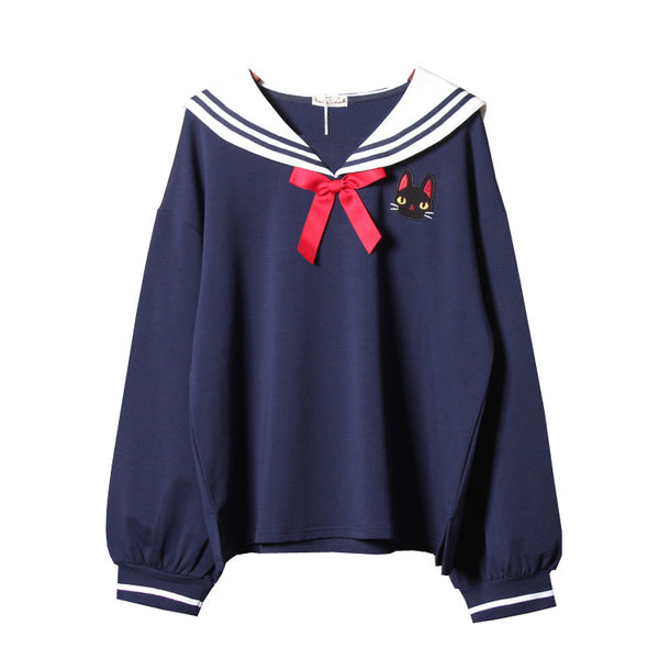 Lovely Cats Navy Hoodie JK2117