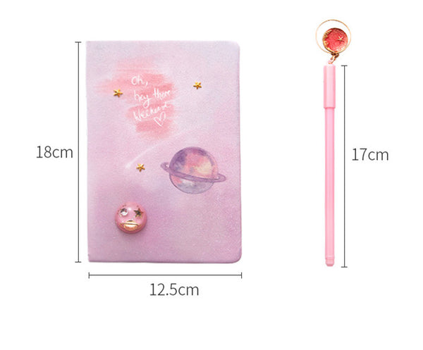 Cute Moon and Stars Notebook JK2146