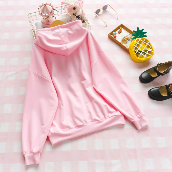 Pink Strawberry Milk Hoodie JK1274