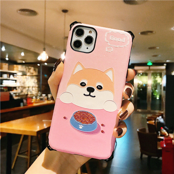Lovely Dog Phone Case for iphone 6/6s/6plus/7/7plus/8/8P/X/XS/XR/XS Max/11/11 pro/11 pro max JK1906