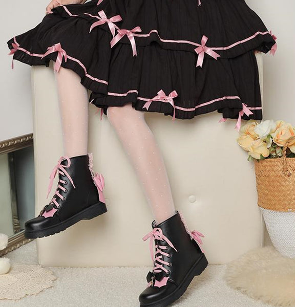 Fashion Bowtie Martin Boots JK2899