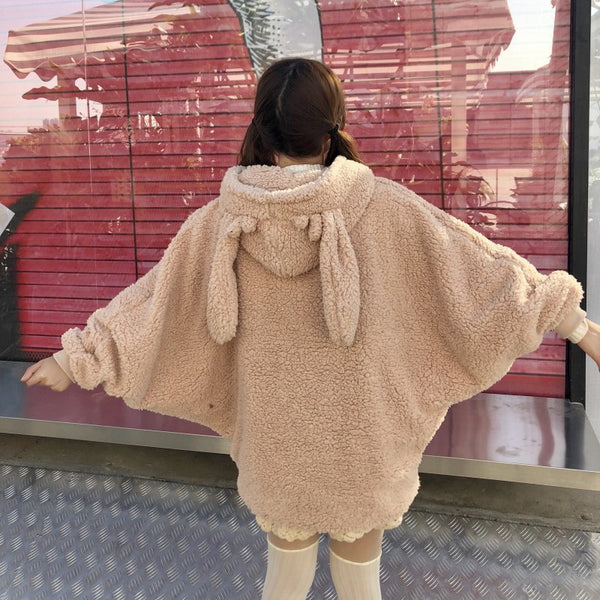 Fashion Rabbit Ears Hoodie Coat JK1775