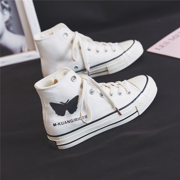 Fashion Butterfly Canvas Shoes JK2301