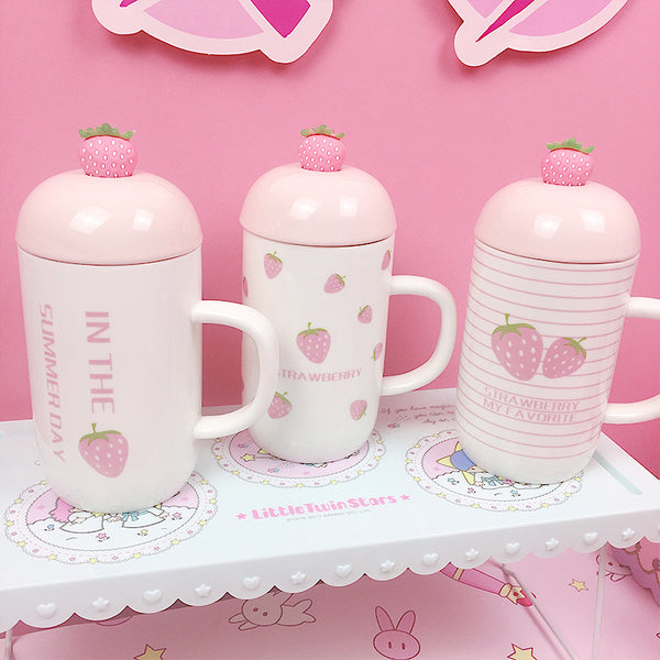 Cute Strawberry Water Cup JK2422
