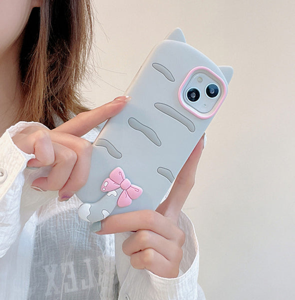 Lovely Cat Phone Case for iphone 11/11pro max/12/12pro/12pro max/13/13pro/13pro max/14/14plus/14pro/14pro max JK3345
