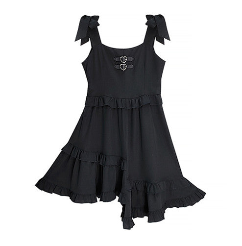 Fashion Black Girls Dress JK3098
