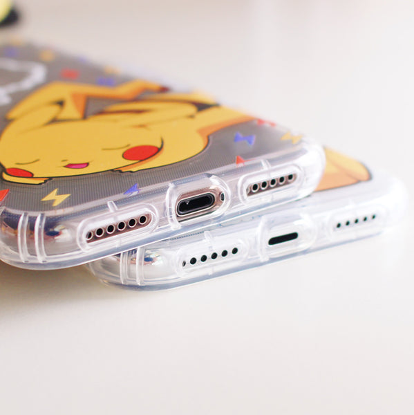 Lovely Pikachu Phone Case for iphone 6/6s/6plus/7/7plus/8/8P/X/XS/XR/XS Max JK1320