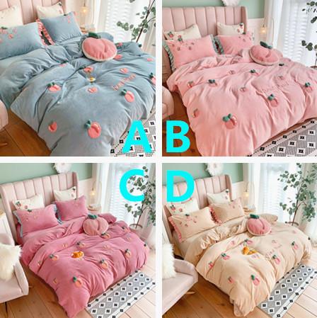 Cute Peach Bedding Set JK2831