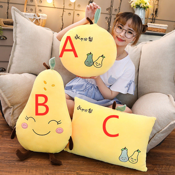 Cute Pear Plush Hold Pillow JK1586