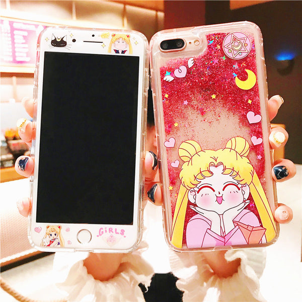 Quicksand Usagi Phone Case for iphone 6/6s/6plus/7/7plus/8/8P/X/XS/XR/XS Max JK1207