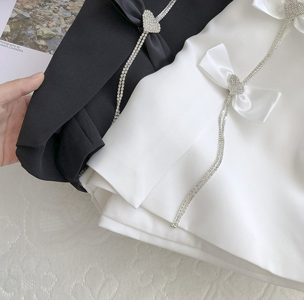 Fashion Bowtie Girls Shorts JK3183