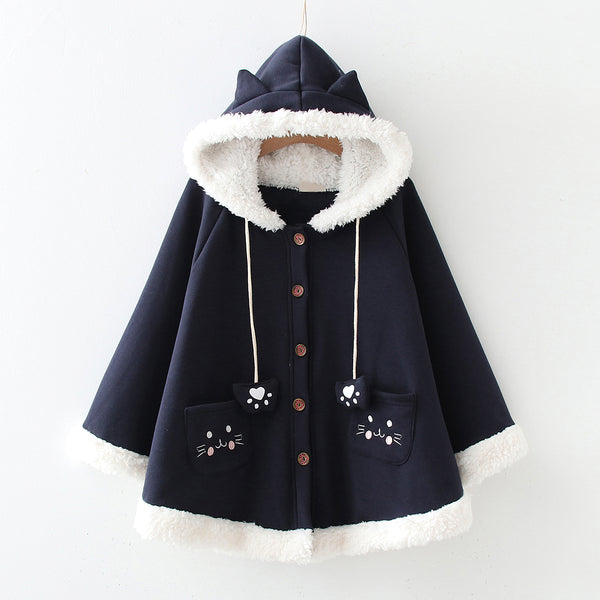 Lovely Cat Paw Cloak Coat JK2922