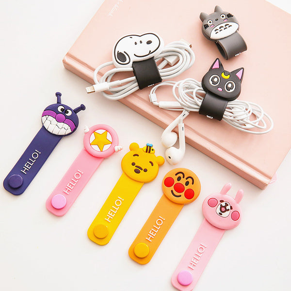 Totoro And Cartoon Earphone Wire Collector  JK1101
