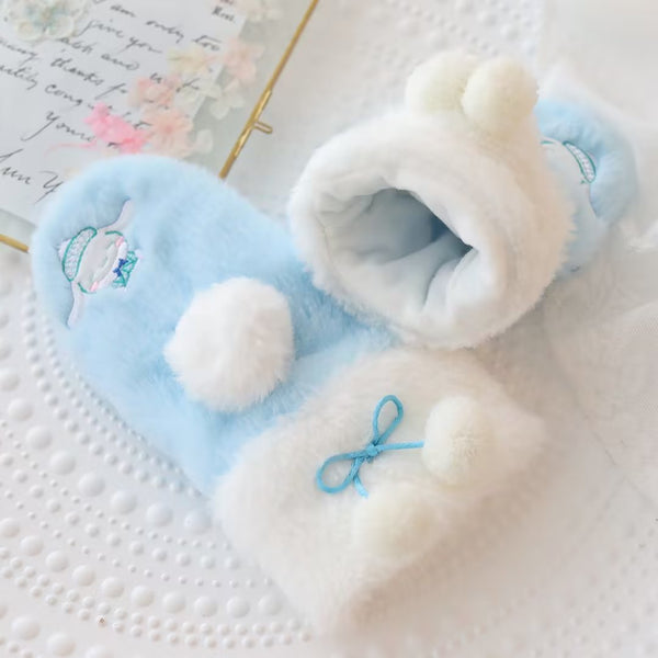 Cute Gilrs Gloves and Scarf JK3457