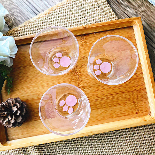 Lovely Cat Paws Water Glass Cup  JK2264