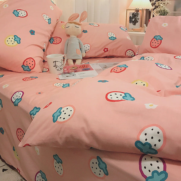 Cute Strawberry Bedding Set JK2540