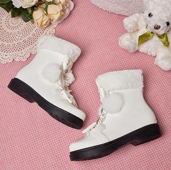 Fashion Bowtie Martin Boots JK3119