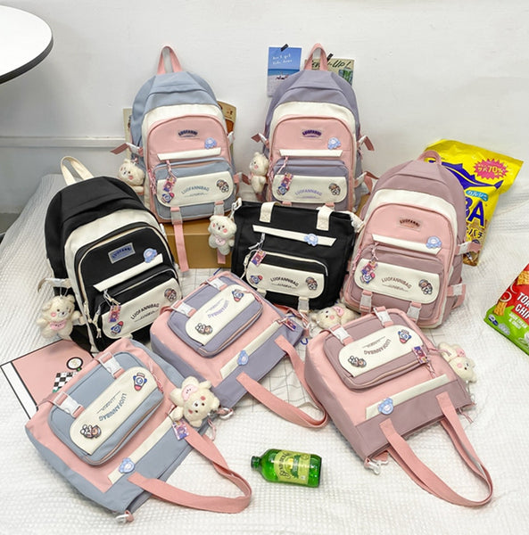 Fashion Cartoon Backpack Set JK3167