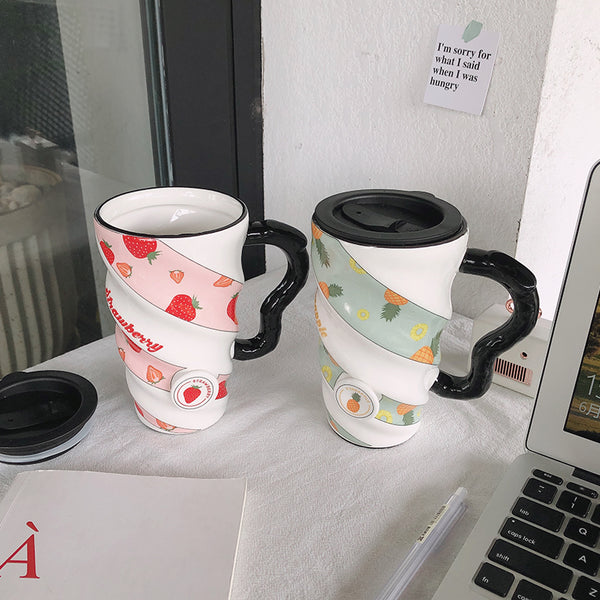 New Style Fruits Mug Cup JK2254