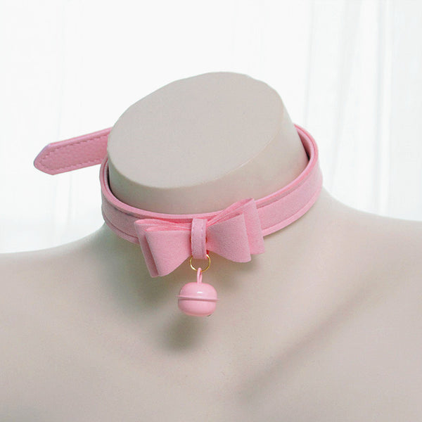Fashion Bowknot Bell Choker JK1632