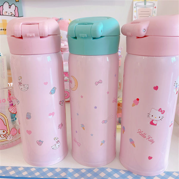 Cartoon Stainless Steel Vacuum Water Bottle JK2398