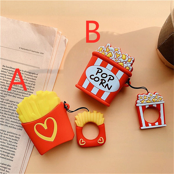 Cute Pop Corn Airpods Protector  JK1287