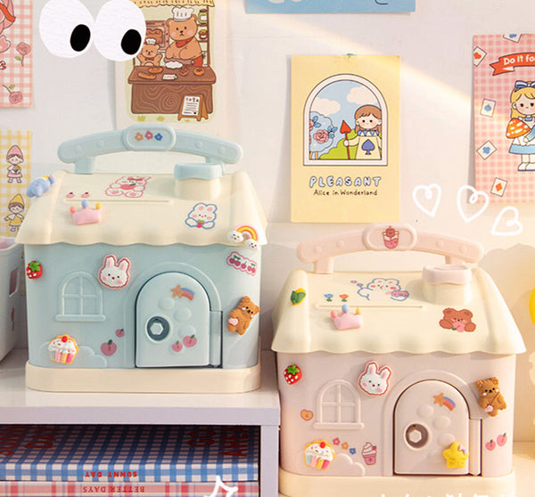 Cute House Piggy Bank JK3055