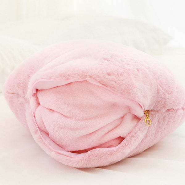 Pink Peach Pillow And Blanket JK2211