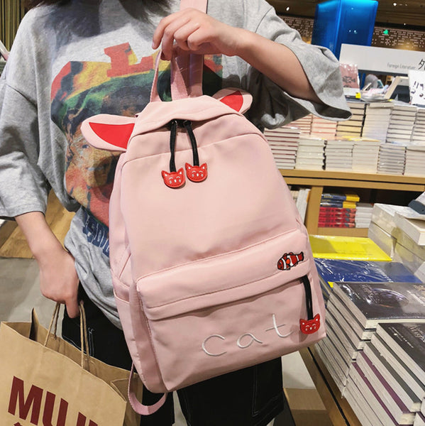 Lovely Cat Backpack JK2307