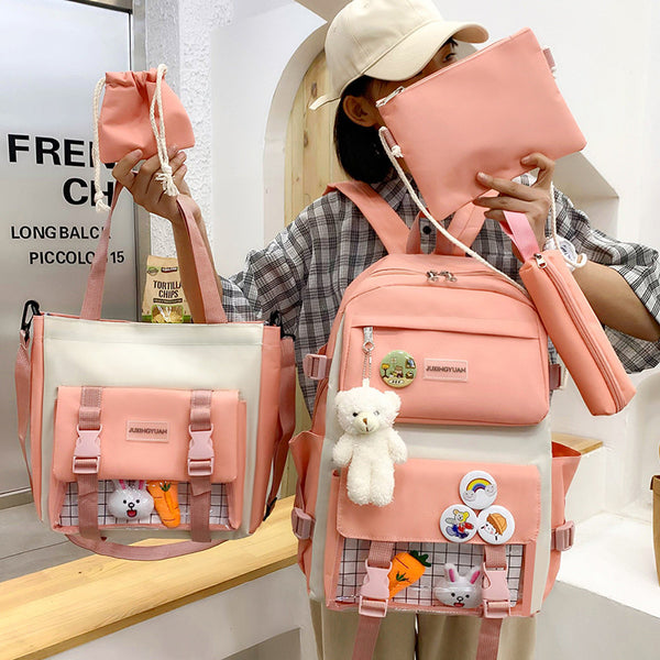 Fashion Cartoon Backpack Set JK2982