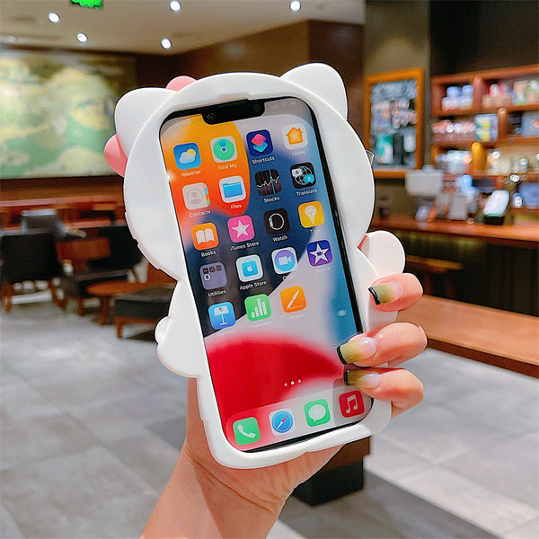 Lovely Kitty Phone Case for iphone X/XS/XR/XS Max/11/11pro/11pro max/12/12pro/12pro max/12mini/13/13pro/13pro max/14/14pro/14plus/14pro max JK3401