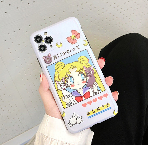 Lovely Usagi Phone Case for iphone7/7plus/8/8P/X/XS/XR/XS Max/11/11 pro/11 pro max JK2158