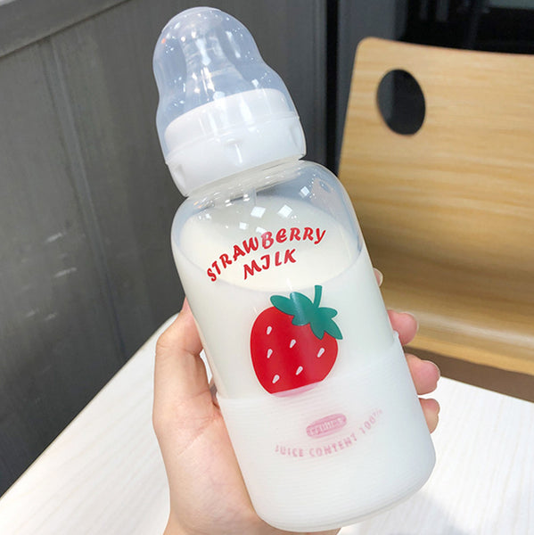 Cute Nipple Strawberry Water Bottle  JK2194