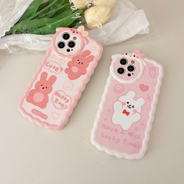 Lovely Rabbit Phone Case for iphone 11/11 pro/11 pro max/12/12pro/12pro max/13/13pro/13pro max JK3269